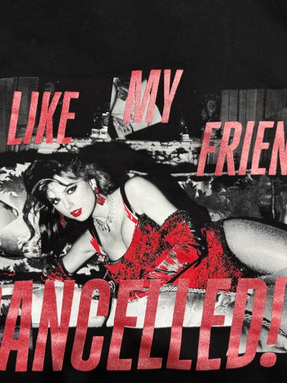 Taylor Swift "The Life of a Showgirl" "I Like My Friends Cancelled!" Hoodie Med - Picture 6 of 6